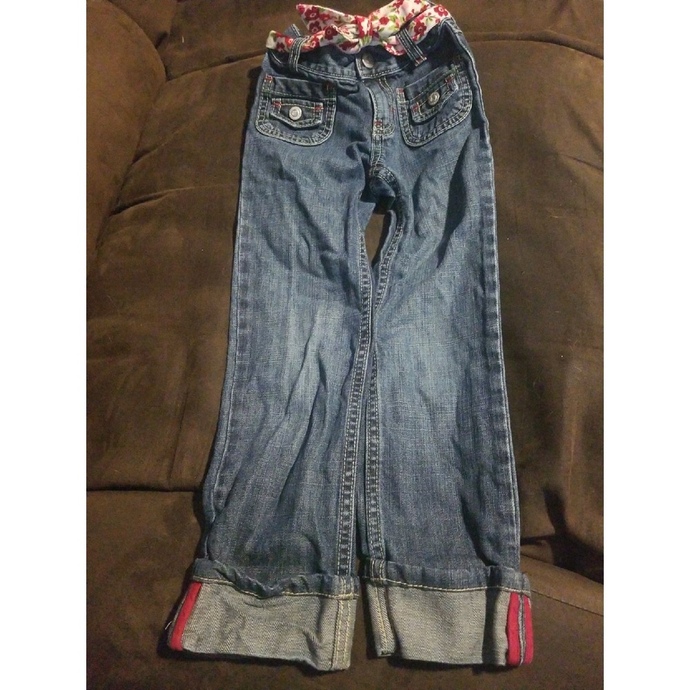Gymboree cozy‎ owl jeans with belt 5 slim